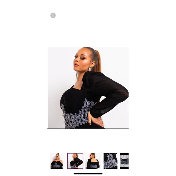 Butterfly Fly Away Cropped Corset EUC - Picture 5 of 11